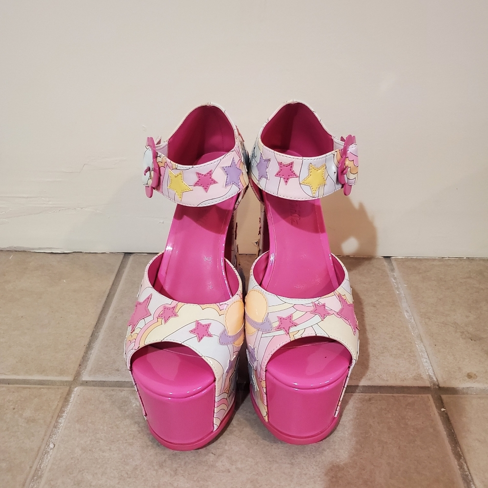 Dollskill sugar thrillz groovy galaxy platform heels - Picture 7 of 16